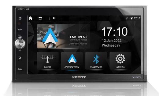 XZENT X-527 - 2-Din Infotainer with CarPlay and GAA