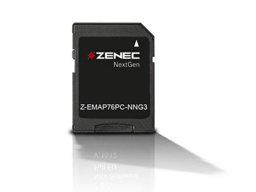 Zenec Z-EMAP76PC-NNG3 - 64 GB SD card EU card for cars