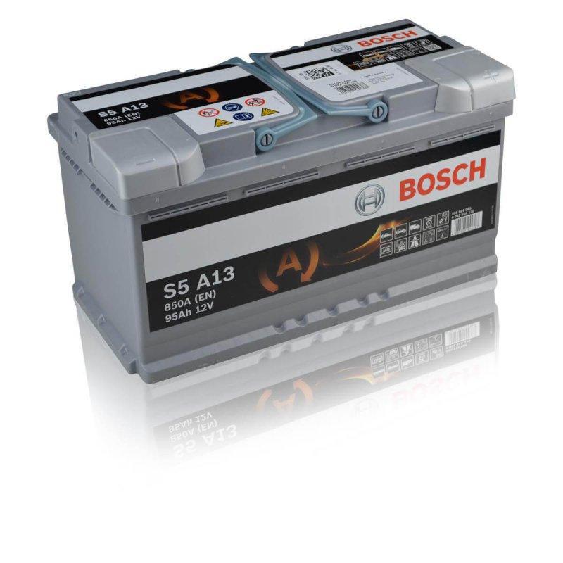 0 092 S5A 130 BOSCH S5 S5 A13 Batterie 12V 95Ah 850A B13 L5 Batterie AGM S5  A13, 12V 850A 95AH ❱❱❱ prix et expérience