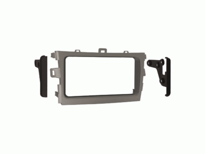 ACV 2-DIN Radioblende für Toyota Corolla/Verso(AR2) 2009-2013 silber