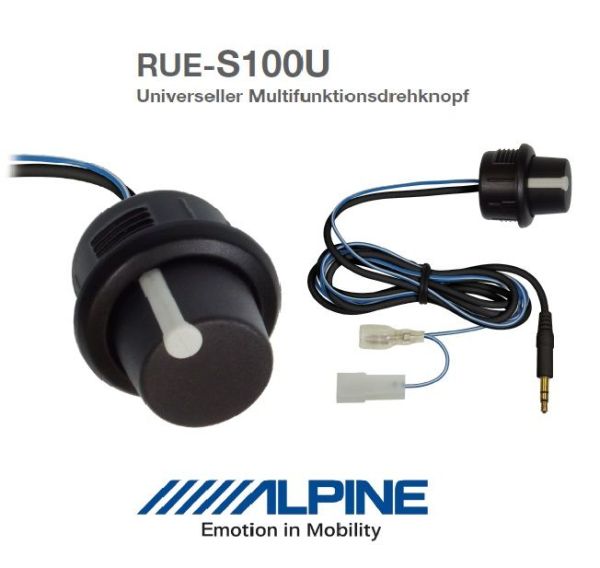 Alpine RUE-S100U - universeller Multifunktion-Drehknopf