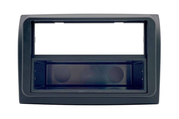 Blaupunkt Carrier - Universaleinbaurahmen 2-DIN auf 1-DIN mit Ablage für Fiat Ducato 8