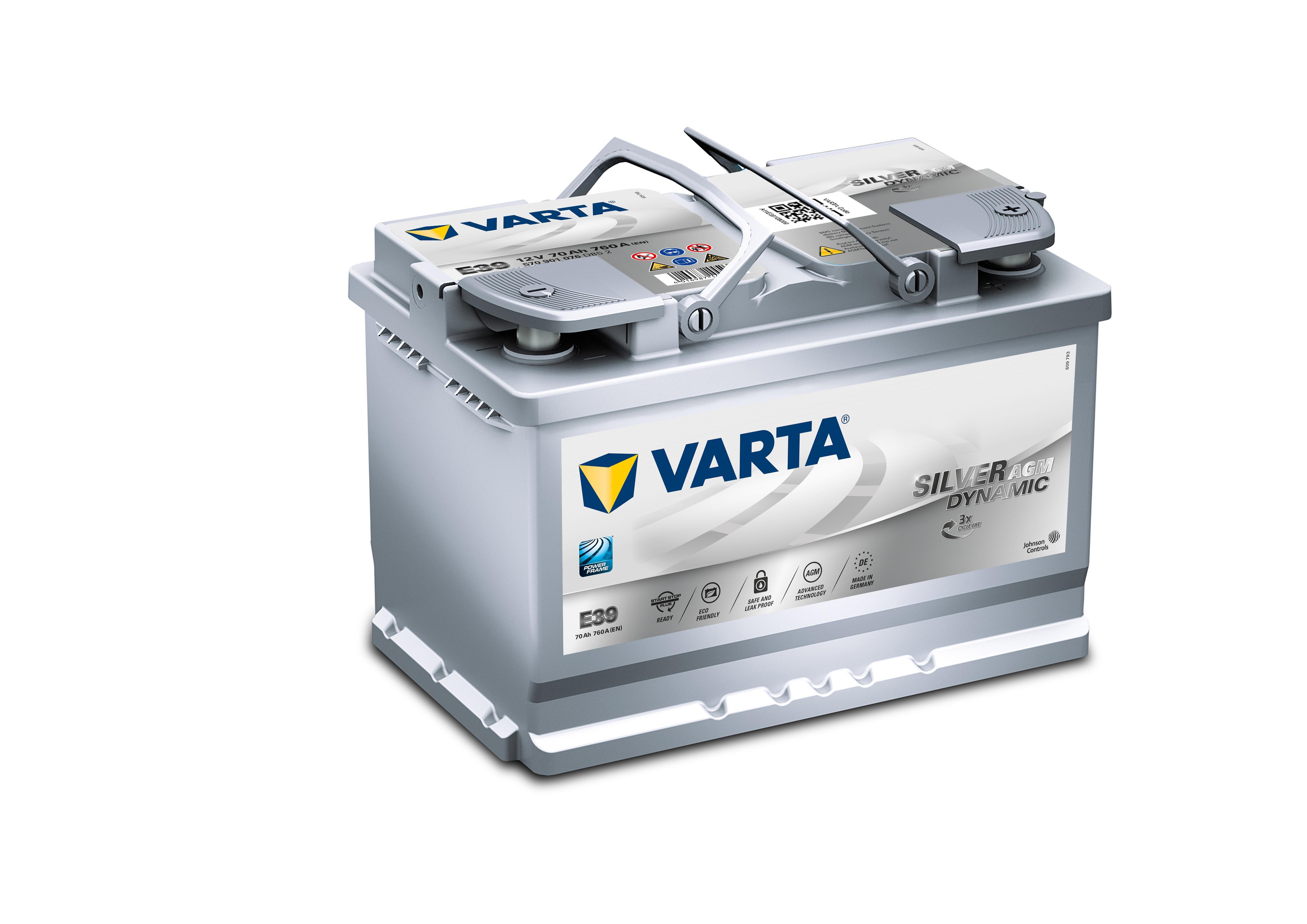 Varta E39 Silver Dynamic AGM 12V 70Ah Autobatterie inkl. Einbau* in Dresden  - Löbtau-Süd, Ersatz- & Reparaturteile