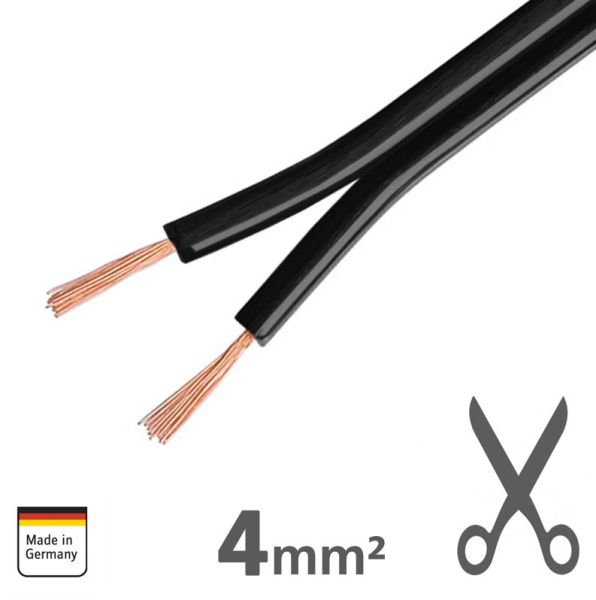 Ampire XLS400 - Speaker cable 4mm² copper - sold by the meter