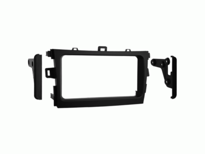 ACV 2-DIN Radioblende für Toyota Corolla/Verso(AR2)2009-2013 schwarz